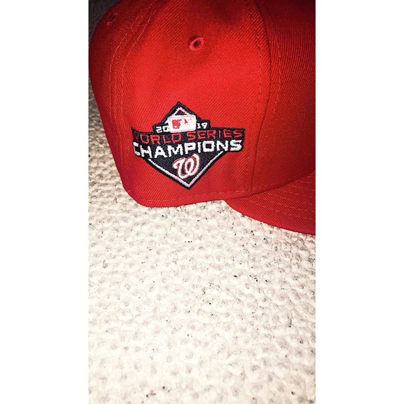 🔥WASHINGTON NATIONALS RED FITTED HAT🔥 - Picture 3 of 6